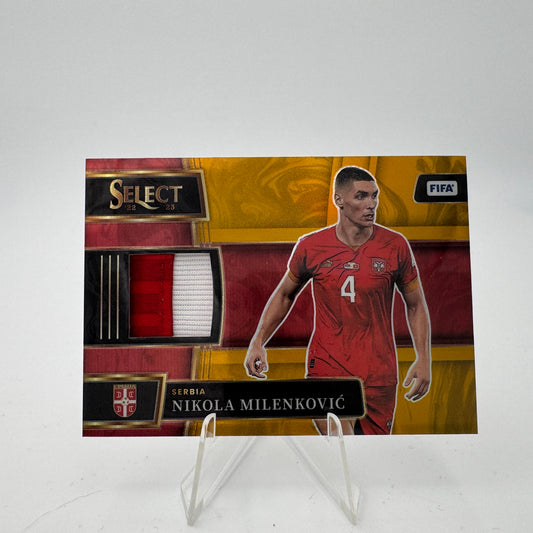Nikola Milenkovic - Serbia - Panini Select FIFA 2022/23 - Relic 01/10