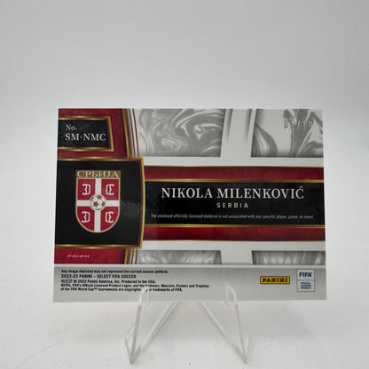 Nikola Milenkovic - Serbia - Panini Select FIFA 2022/23 - Relic 01/10