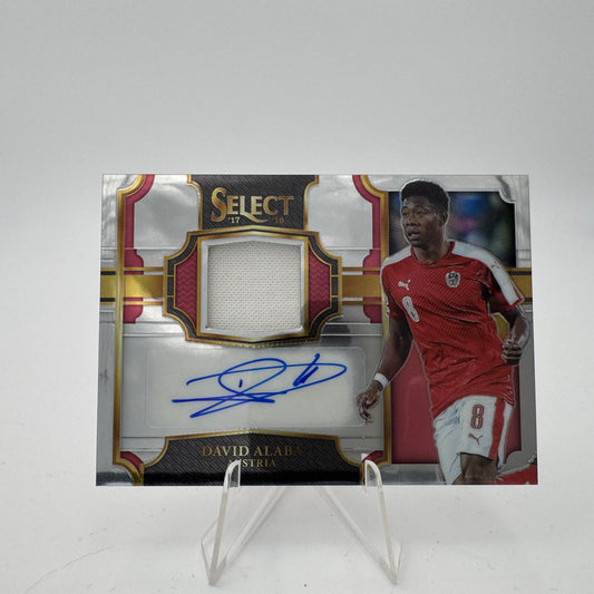 David Alaba - Austria - Panini Select FIFA 2017/18 - Autograph/Relic 113/249