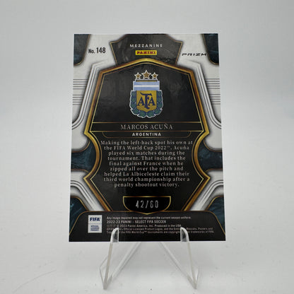 Marcos Acuna  - Argentina - Panini Select 2022/23 - 42/60