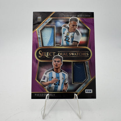 Paulo Dybala / Lautaro Martinez - Argentina - Panini Select 2022/23 - Dual Relic 47/49