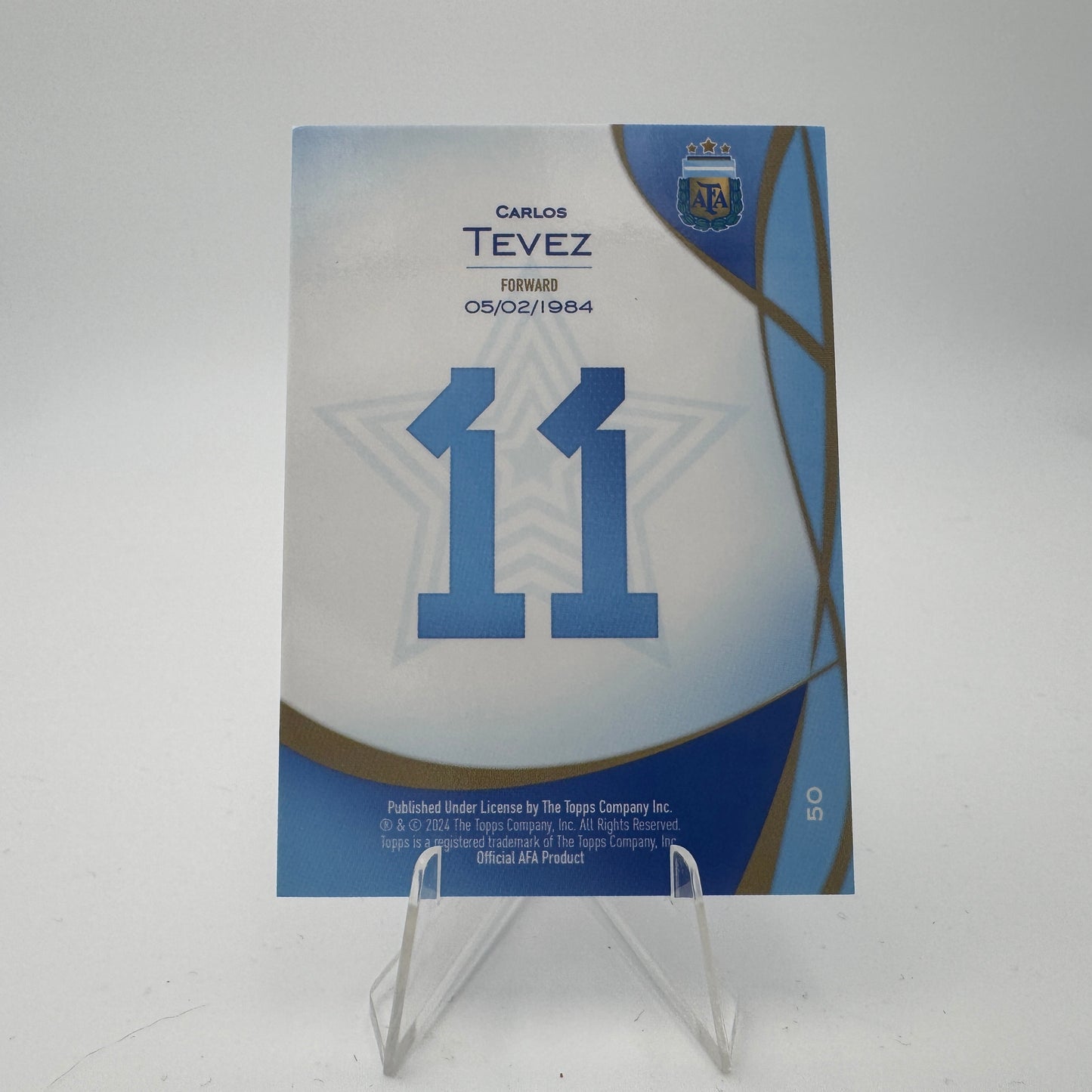 Carlos Tevez - Argentina - Topps Lineage Argentina - 17/80