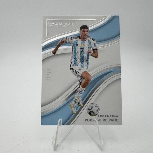 Rodrigo De Paul - Argentina - Panini Immaculate 2023/24 - 27/40