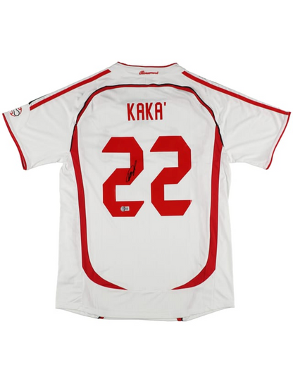 Maillot Signé par Kaka - Milan AC - Certificat Beckett