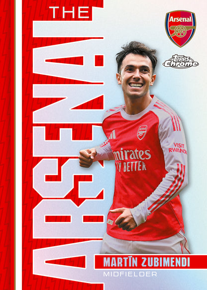 Topps Chrome Arsenal 2025/26 - Hobby Box