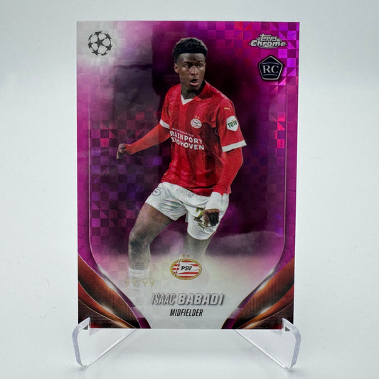 Isaac Babadi RC - PSV Eindhoven - Topps UCC Chrome 2024 - 99/99