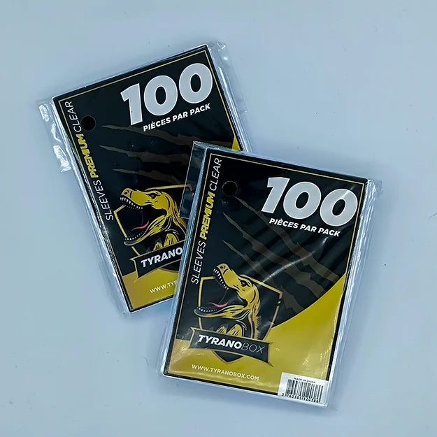 SLEEVES  PREMIUM TYRANOBOX transparentes x100