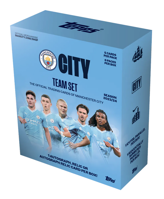 Manchester City Team set 2024 TOPPS