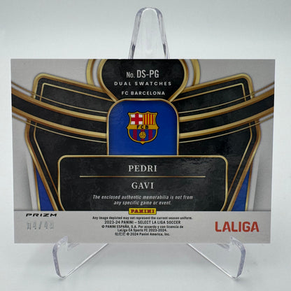 Pedri / Gavi - FC Barcelona - Panini Select La Liga 23/24 - Relic 04/49