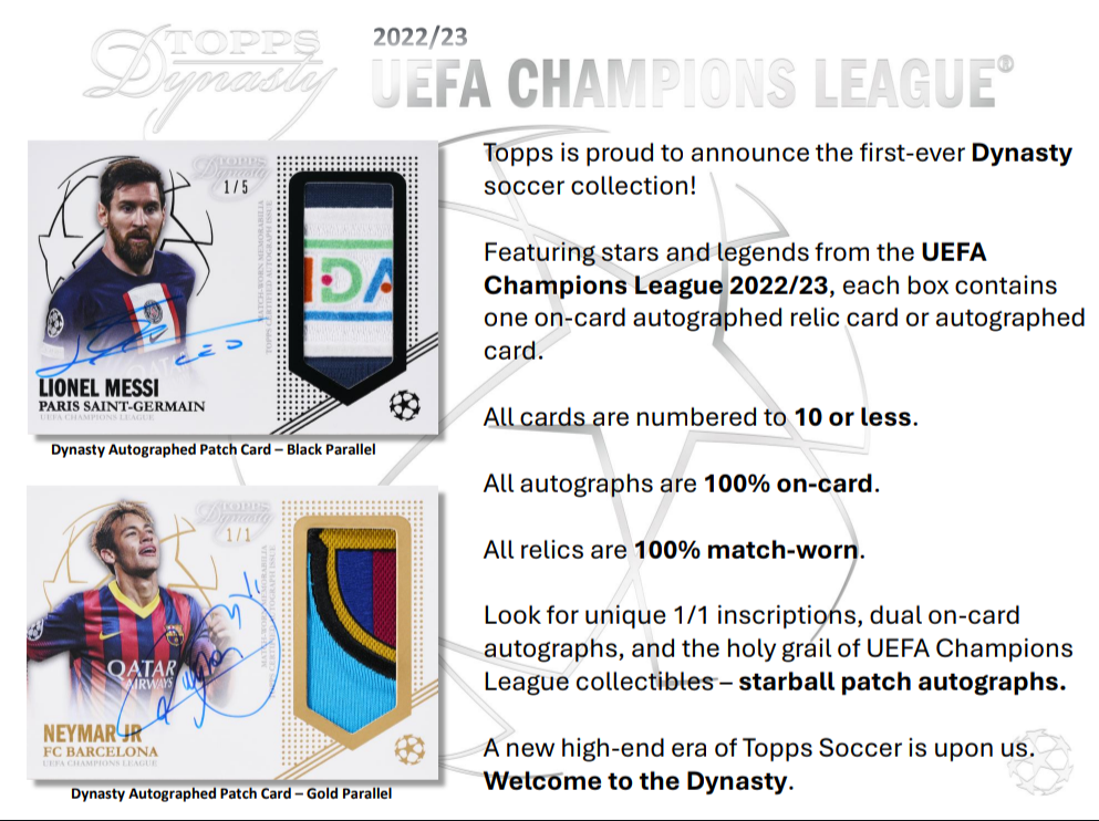 (PRE-ORDER) Dynasty UCL TOPPS 2024