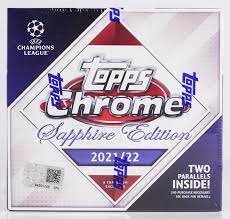 Topps Chrome Sapphire UEFA Champions League soccer 2021-2022