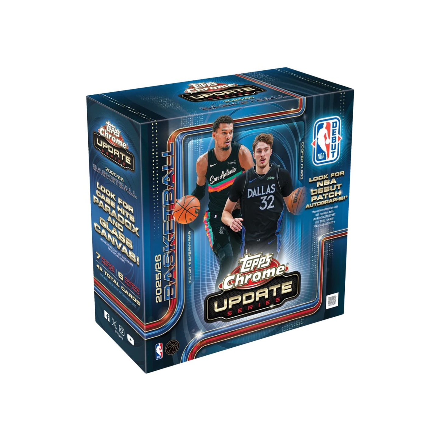 Topps Chrome Updates Basketball NBA 2025-26 - Mega Box