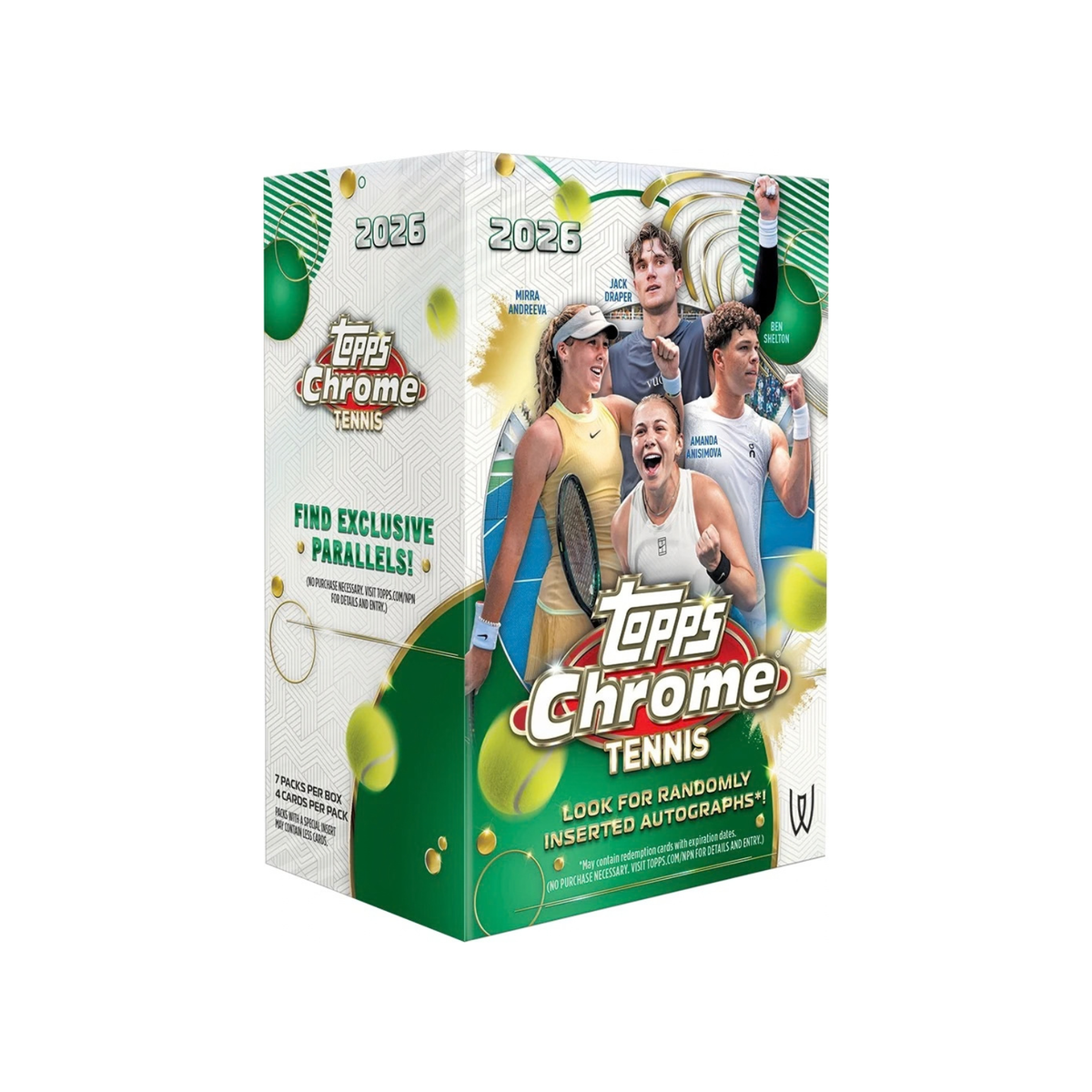 Topps Chrome Tennis 2026 - Value Box